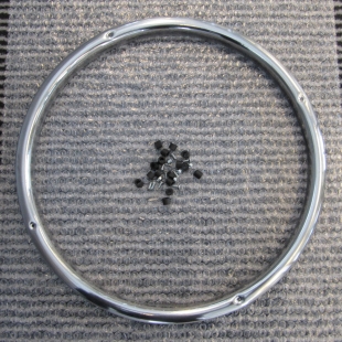Chrome INOX wheel rings for Lancia Flaminia